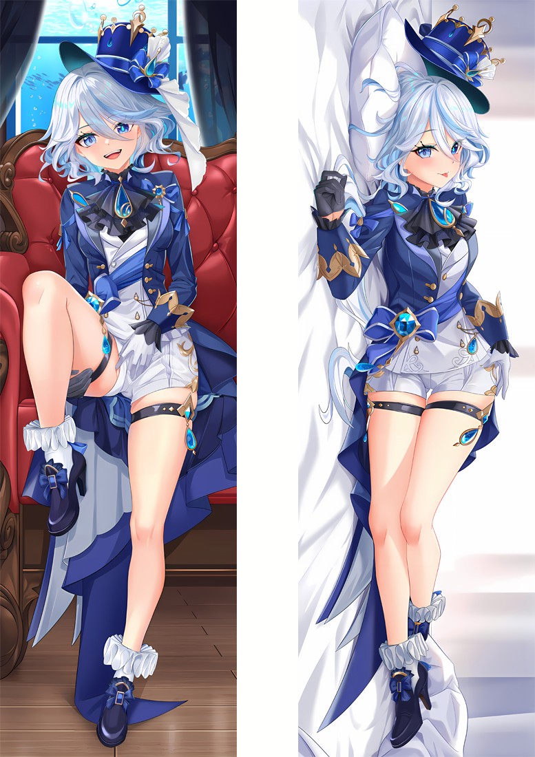 Genshin Impact Focalors Anime Dakimakura Pillow Cover