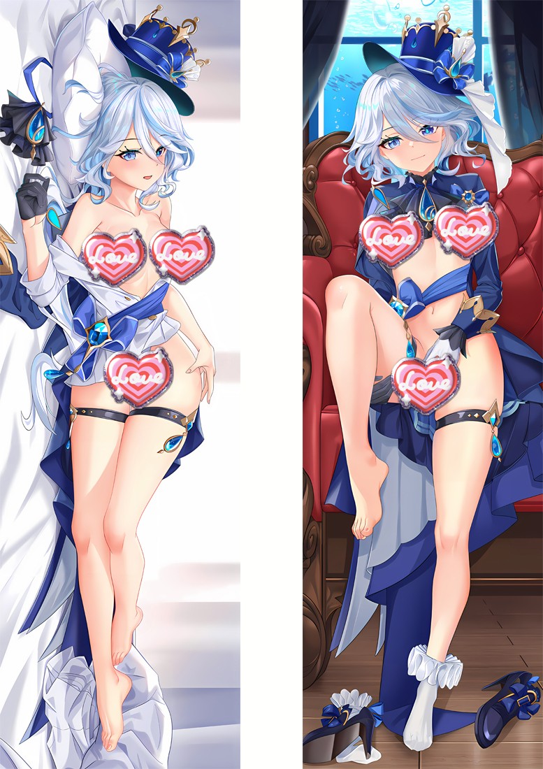 Genshin Impact Focalors Anime Dakimakura Pillow Cover