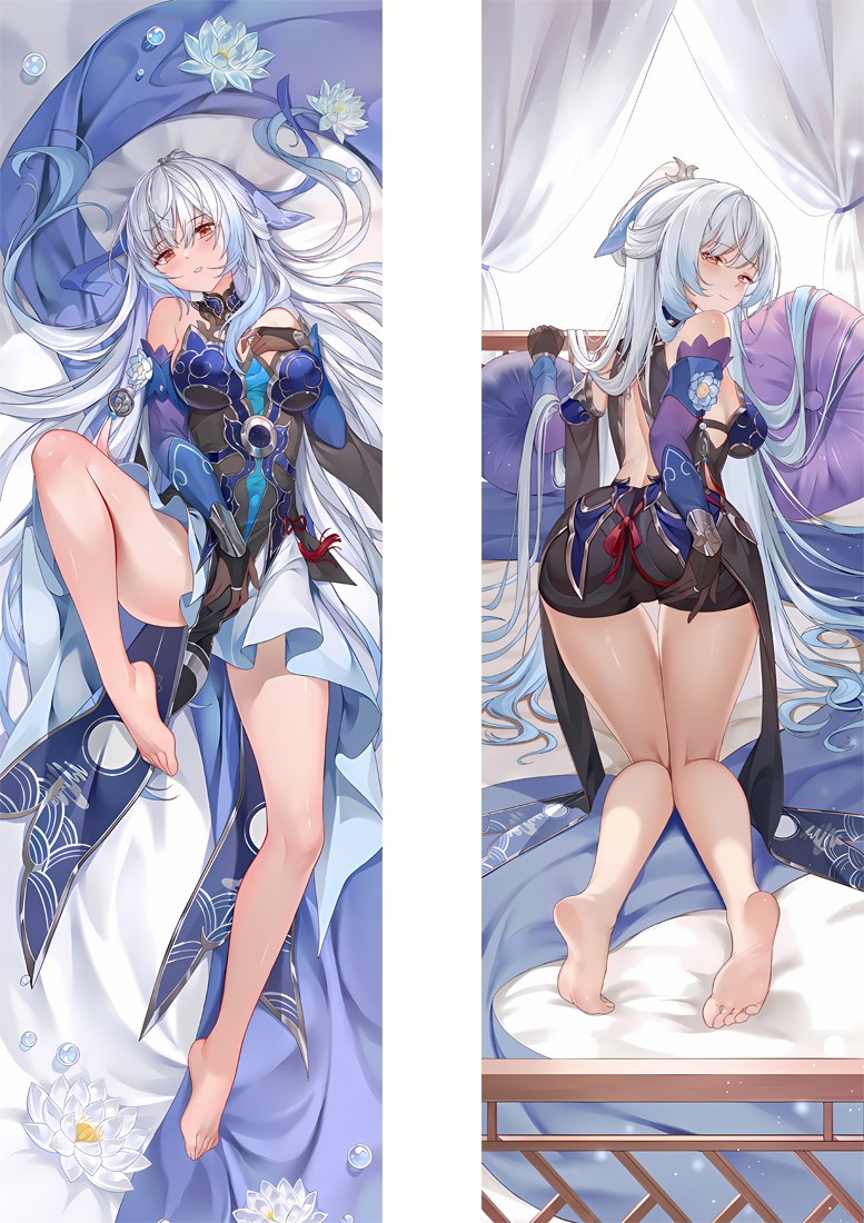 Honkai: Star Rail Jingliu Anime Dakimakura Pillow Cover