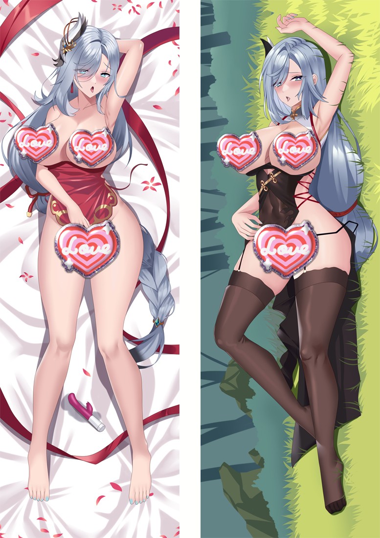 Genshin Impact Shenhe Anime Dakimakura Pillow Cover