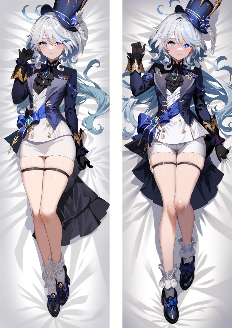 Genshin Impact Focalors Anime Dakimakura Pillow Cover