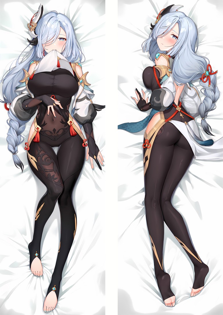 Genshin Impact Shenhe Anime Dakimakura Pillow Cover