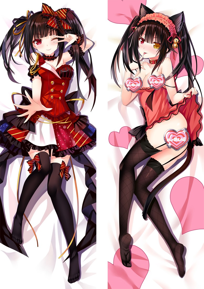 Date A Live Tokisaki Kurumi Anime Dakimakura Body Pillow Cover