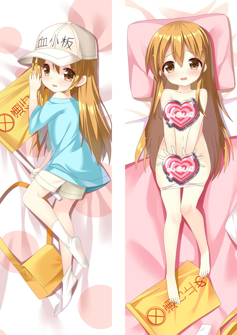 Cells at Work! Platelet Anime Dakimakura Body Pillow Cover
