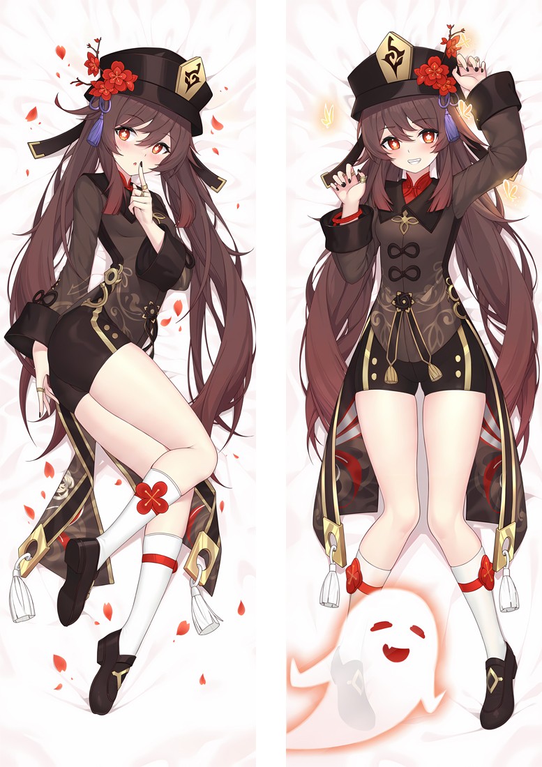 Genshin Impact Hutao Anime Dakimakura Pillow Cover