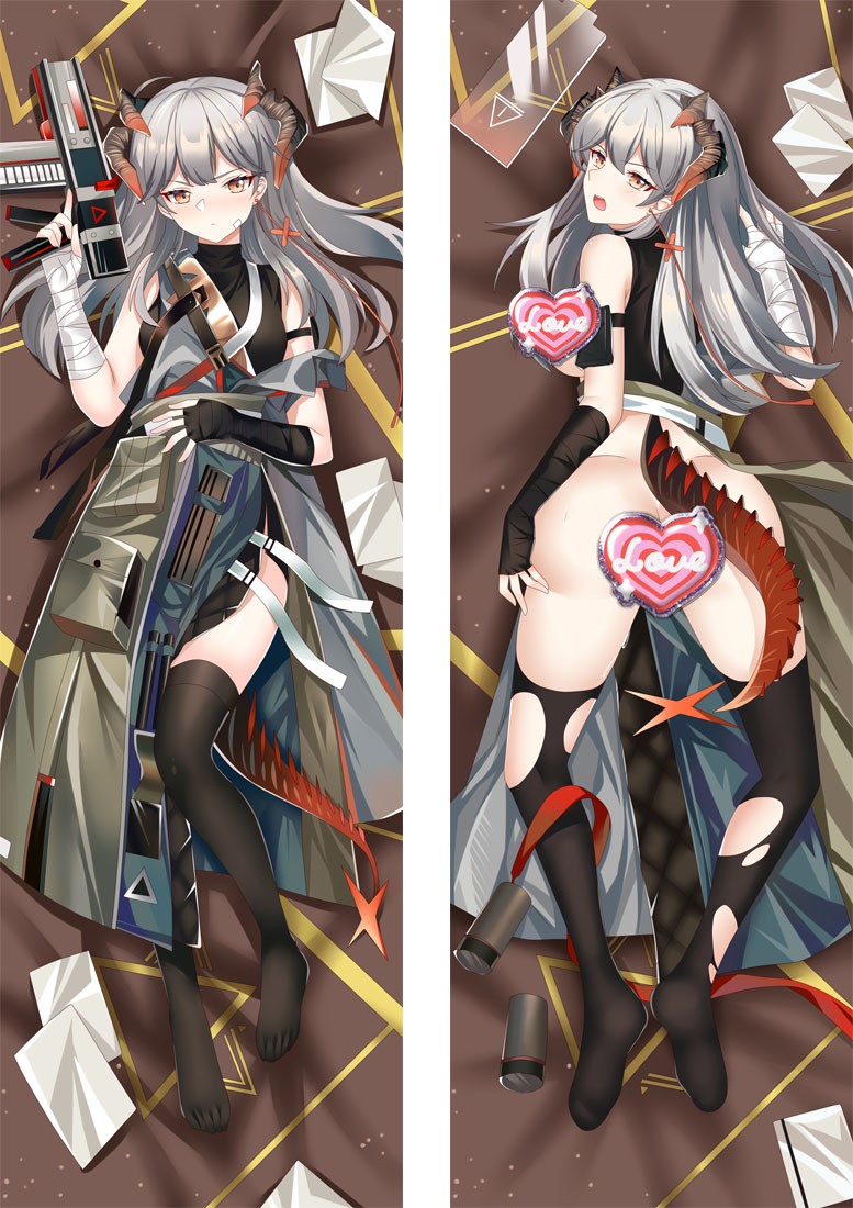 Arknights Saria Anime Dakimakura Body Pillow Cover H4054-B