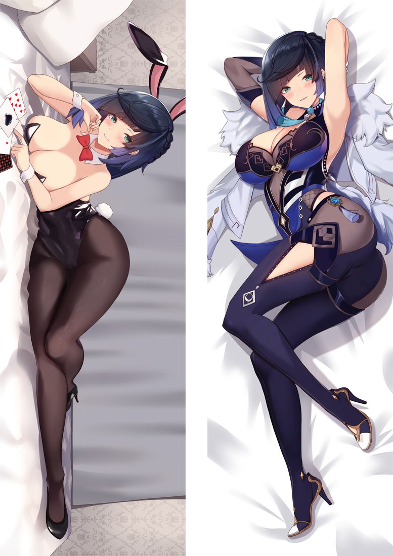 Genshin Impact Yelan Anime Dakimakura Body Pillow Cover