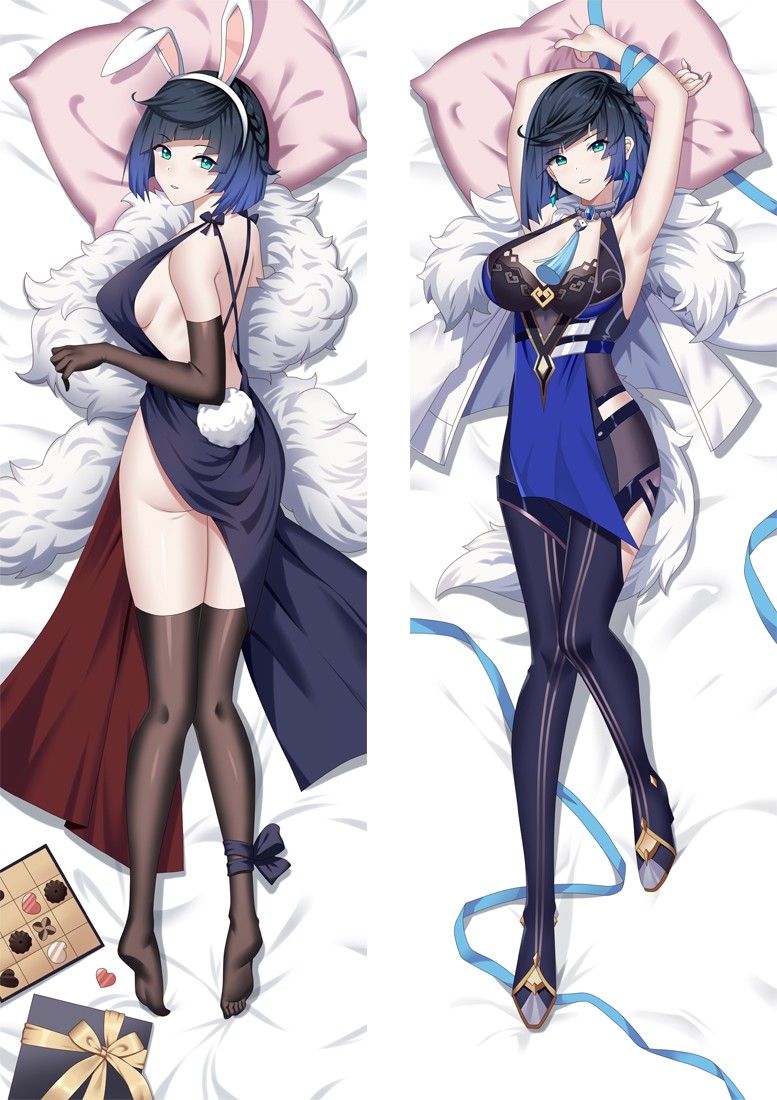 Genshin Impact Yelan Anime Dakimakura Body Pillow Cover