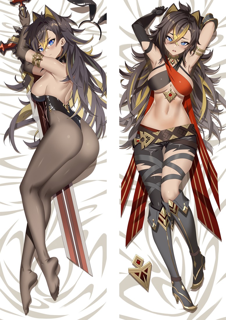 Genshin Impact Dehya Anime Dakimakura Body Pillow Cover
