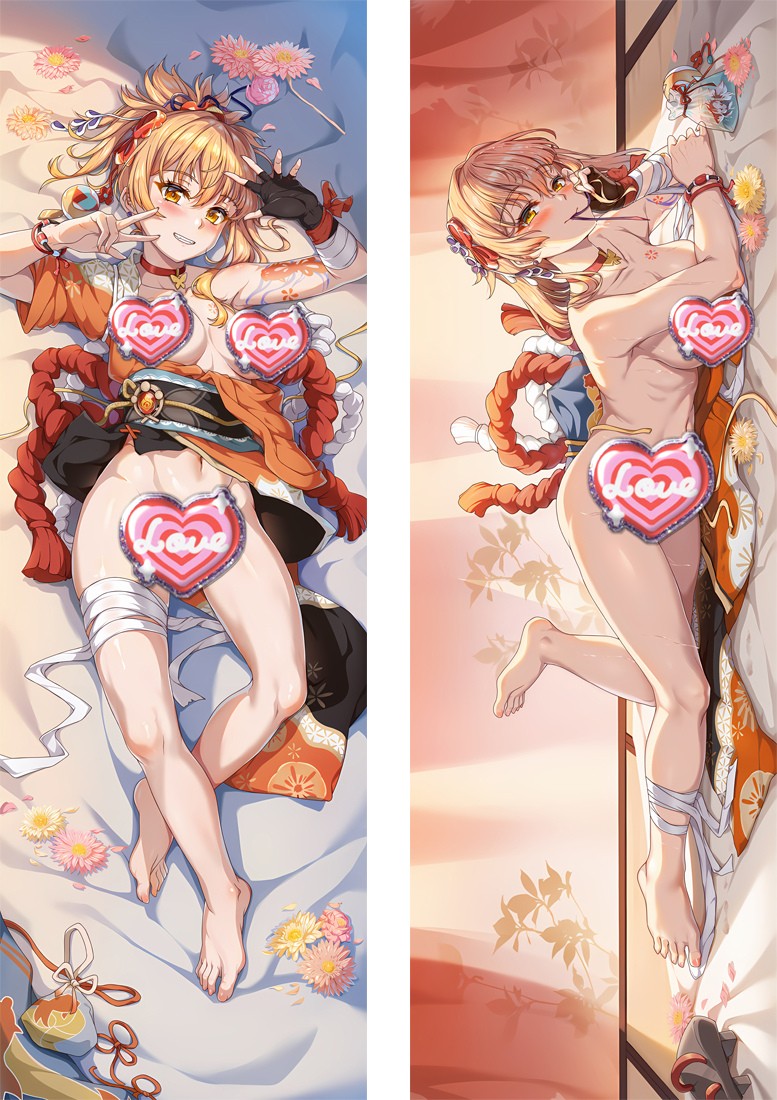 Genshin Impact Klee Anime Dakimakura Body Pillow Cover