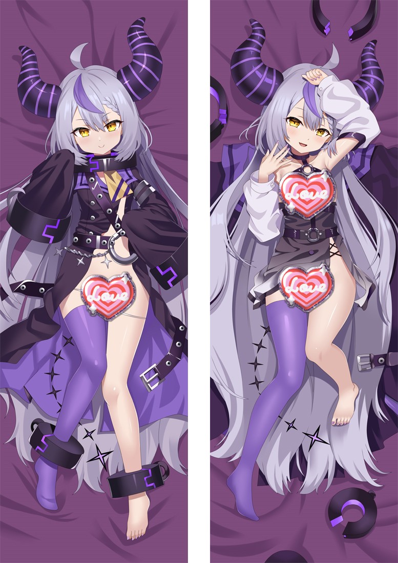 Virtual Youtuber La+ Darknesss Anime Dakimakura Body Pillow Cover