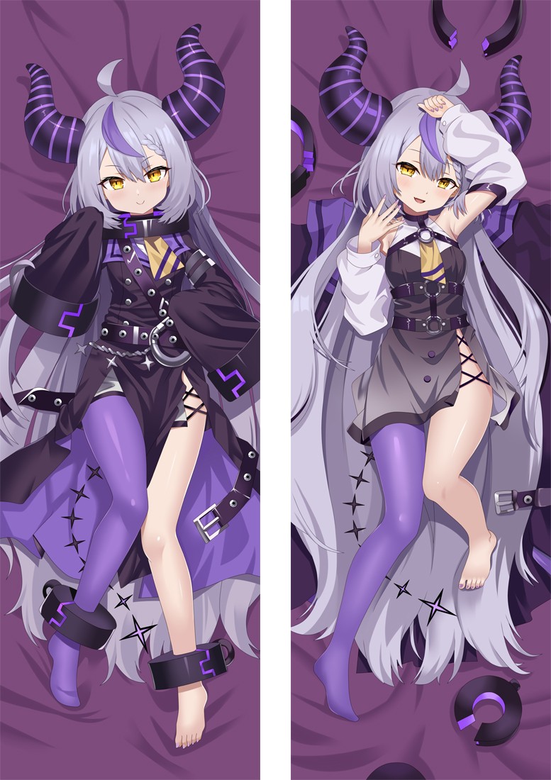 Virtual Youtuber La+ Darknesss Anime Dakimakura Body Pillow Cover