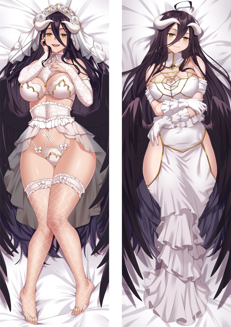 Overlord Albedo Anime Dakimakura Body Pillow Cover