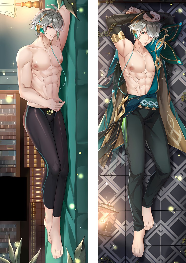 Genshin Impact Alhaitham Anime Dakimakura Body Pillow Cover