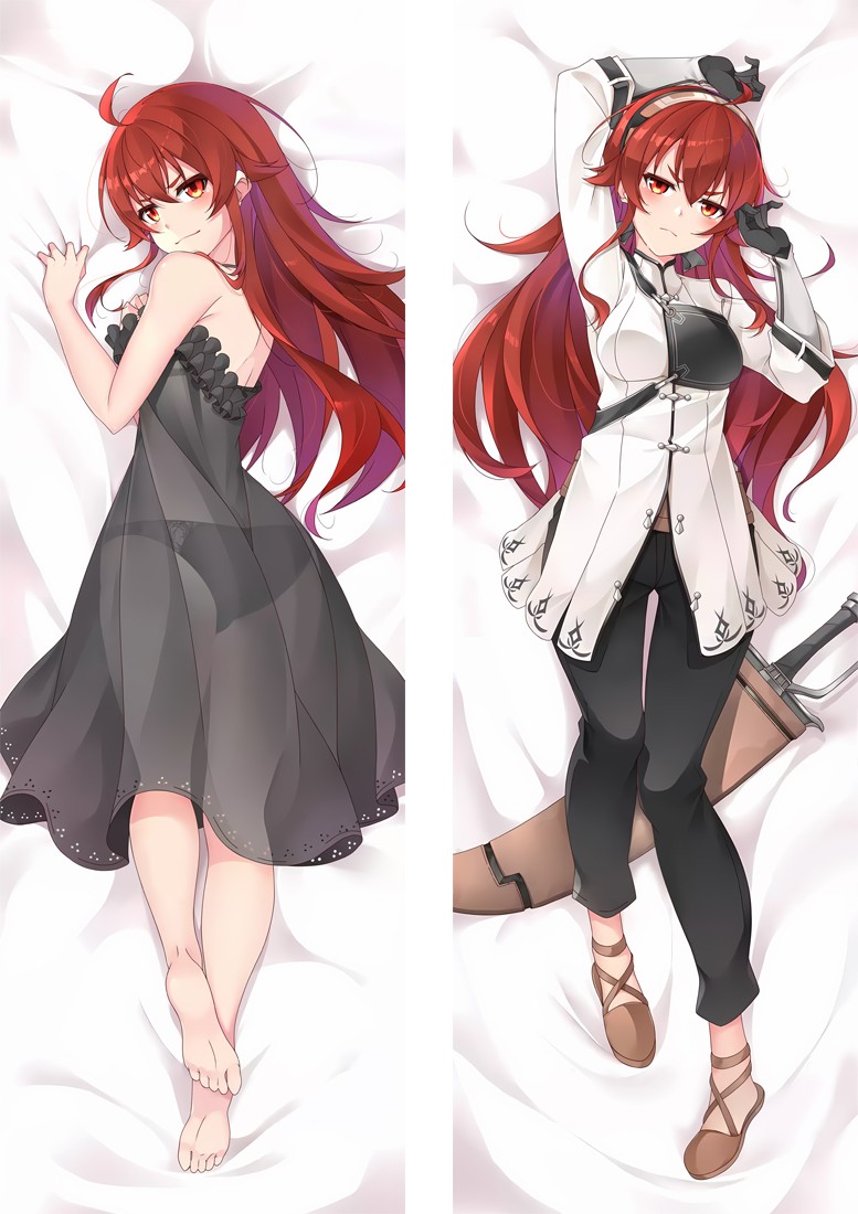 Mushoku Tensei: Jobless Reincarnation Erisu Anime Dakimakura Body Pillow Cover