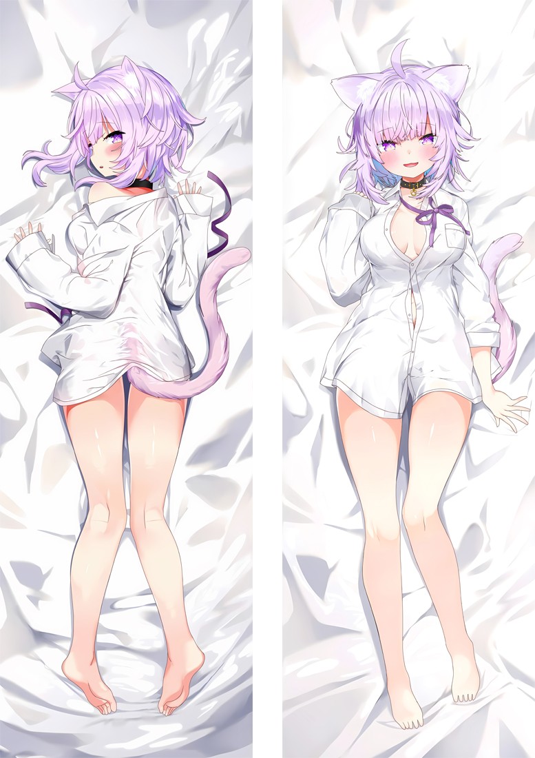 Virtual Youtuber Nekomata Okayu Anime Dakimakura Body Pillow Cover