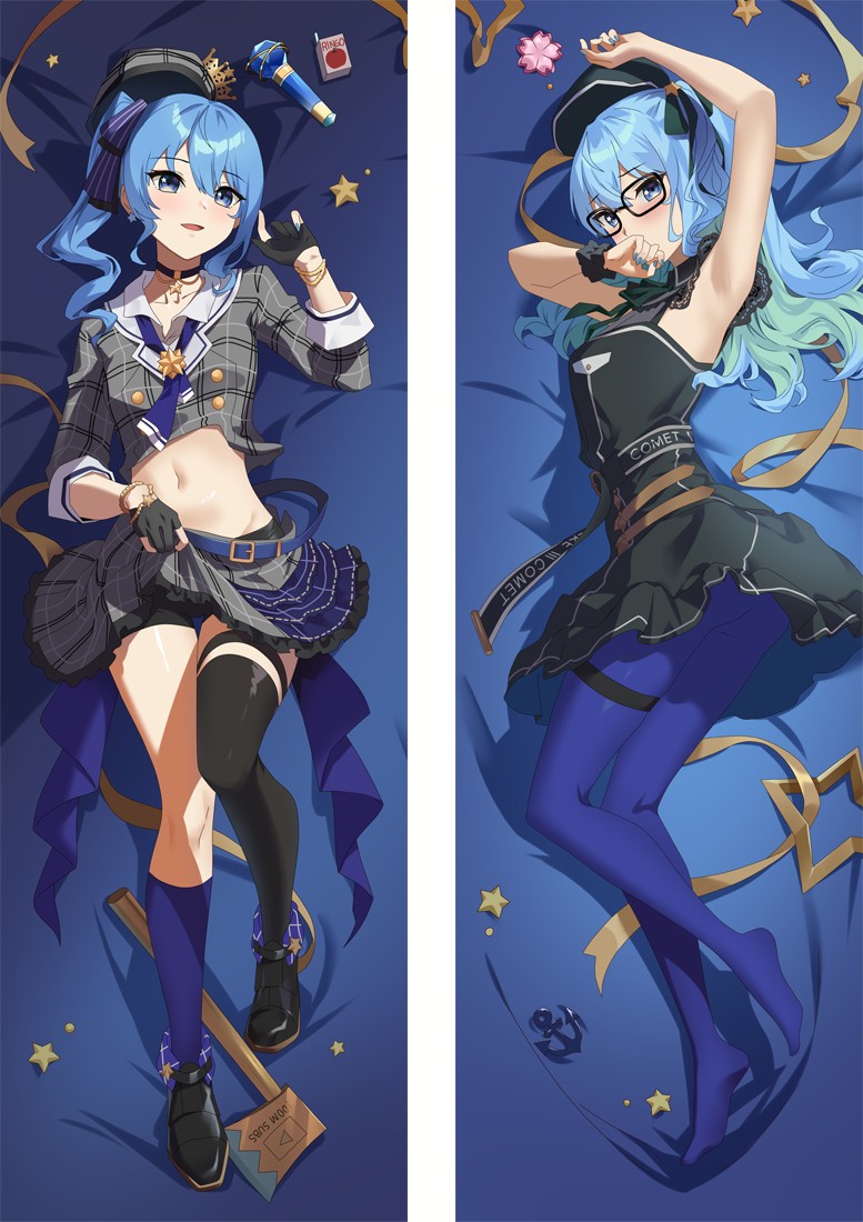 Virtual Youtuber Yukihana Lamy Anime Dakimakura Body Pillow Cover
