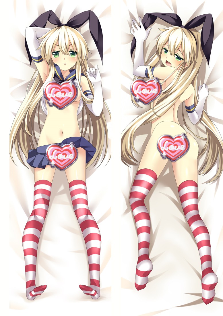 Kantai Collection shimakaze Anime Dakimakura Body Pillow Cover