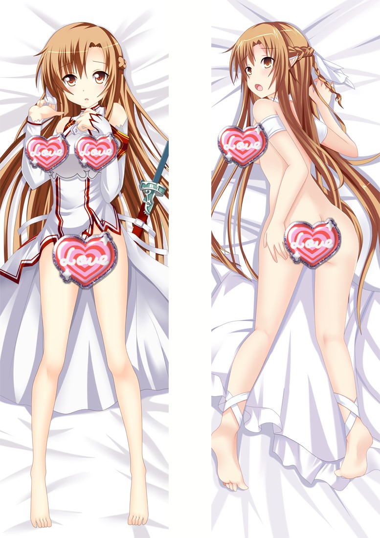 Sword Art Online Ordinal Scale SAO Asuna Yuki Anime Dakimakura Body Pillow Cover