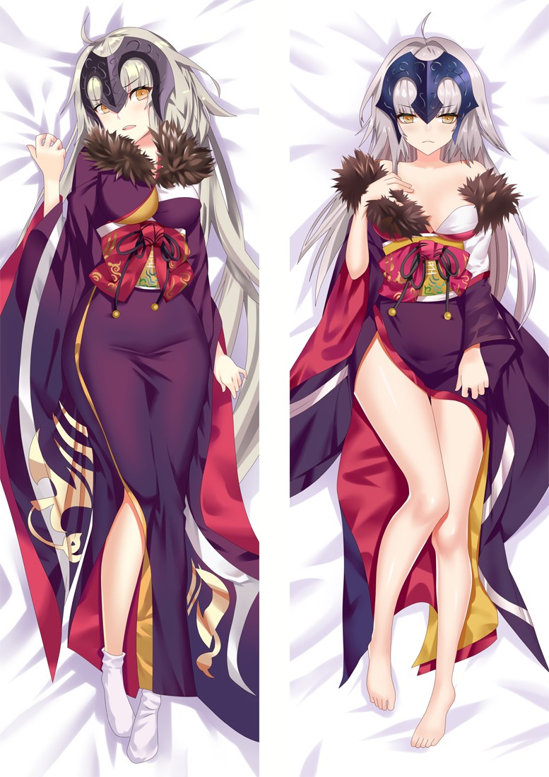 Fate/Grand Order FGO Jeanne d'Arc Alter Anime Dakimakura Pillow Cover H3913-A