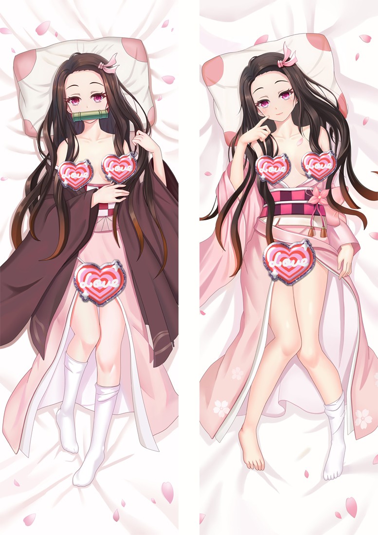 Demon Slayer: Kimetsu no Yaiba Kamado Nezuko Anime Dakimakura Pillow Cover