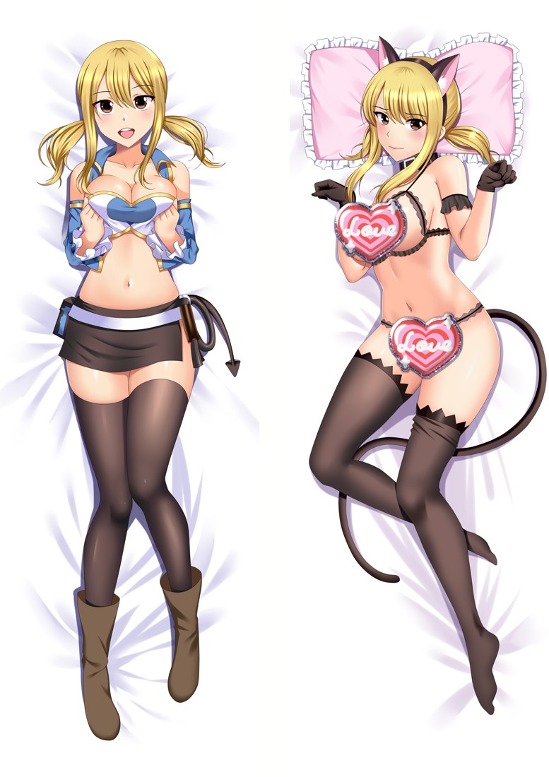 Fairy Tail Lucy Heartfilia Anime Dakimakura Pillow Cover