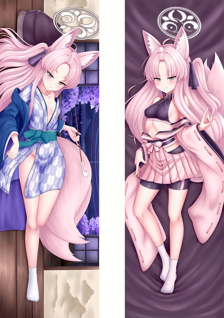 Blue Archive Kuzunoha Anime Dakimakura Pillow Cover