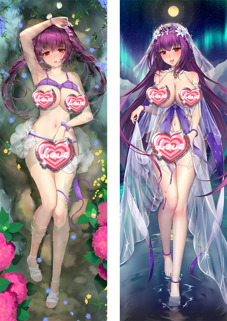 Fate/Grand Order Scathach Anime Dakimakura Pillow Cover