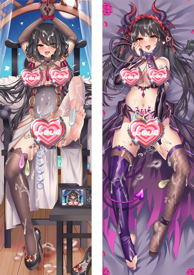 Date A Live Kurumi Tokisaki Anime Dakimakura Pillow Cover