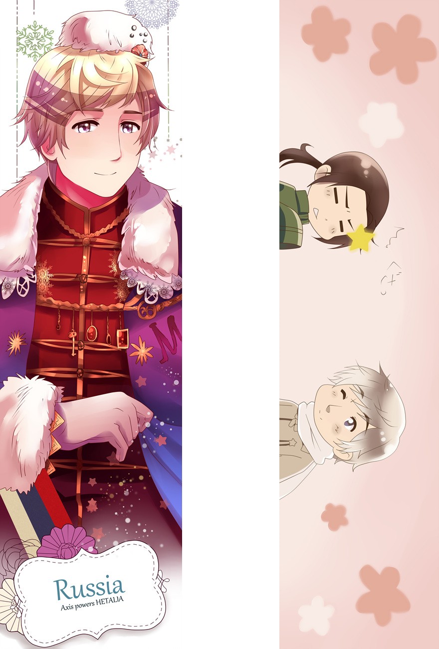 Axis powers Hetalia Russia Anime Dakimakura Pillow Case