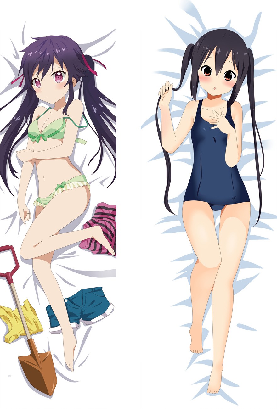 K-ON! Azusa Nakano SCHOOL-LIVE! Kurumi Ebisuzawa Anime Dakimakura Pillow Case