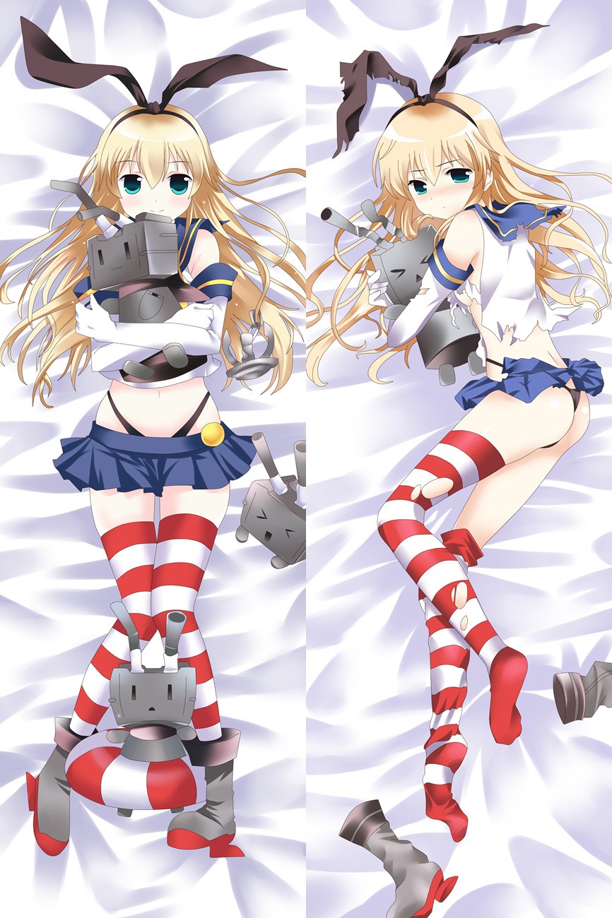 Kantai Collection Shimakaze Anime Dakimakura Pillow Case