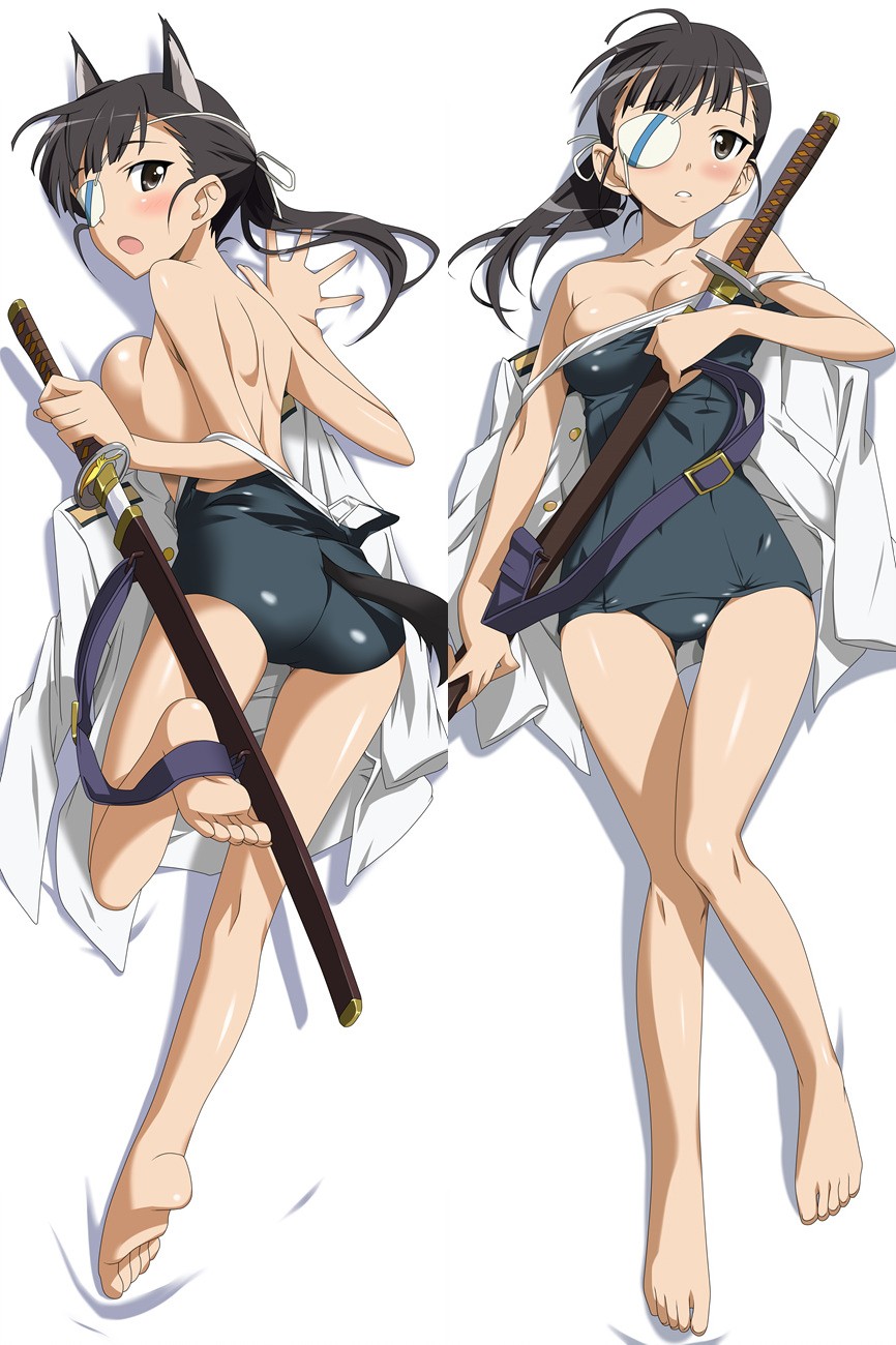 Strike Witches Mio Sakamoto Anime Dakimakura Pillow Case