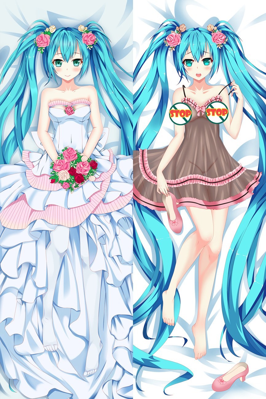 Hatsune Miku Anime Dakimakura Pillow Case