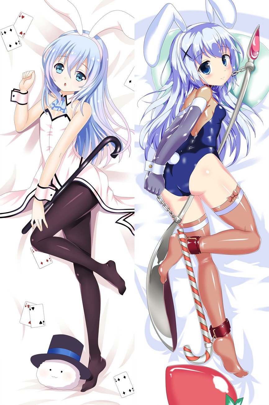 Is the Order a Rabbit Chino Kafū Anime Dakimakura Pillow Case