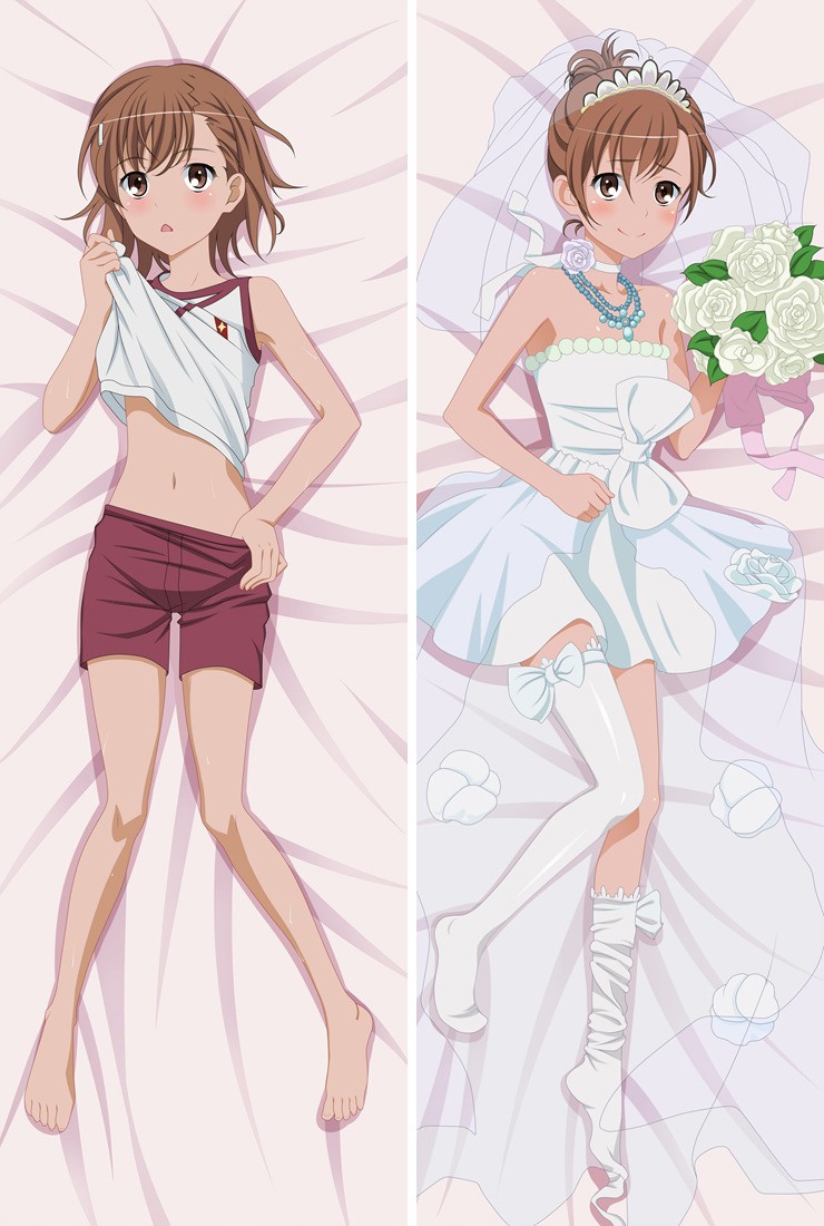 A Certain Scientific Railgun Mikoto Misaka Anime Dakimakura Pillow Cover