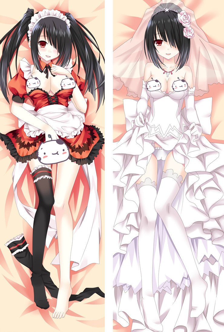 Date A Live Kurumi Tokisaki Anime Dakimakura Pillow Cover