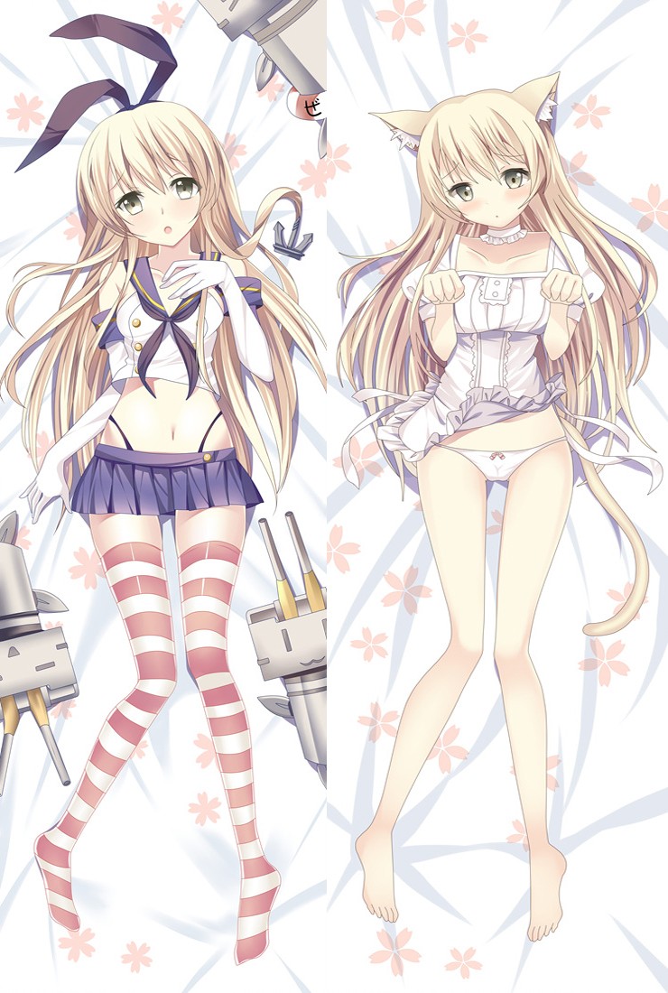Kantai Collection Shimakaze Anime Dakimakura Pillow Cover