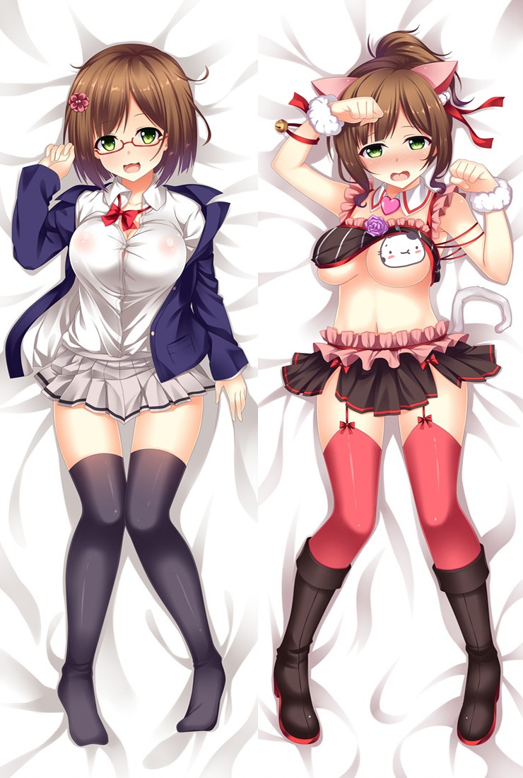 The Idolmaster Cinderella Girls Miku Maekawa Anime Dakimakura Pillow Cover