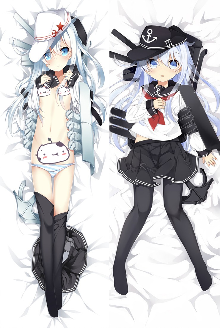Kantai Collection Hibiki Anime Dakimakura Pillow Cover
