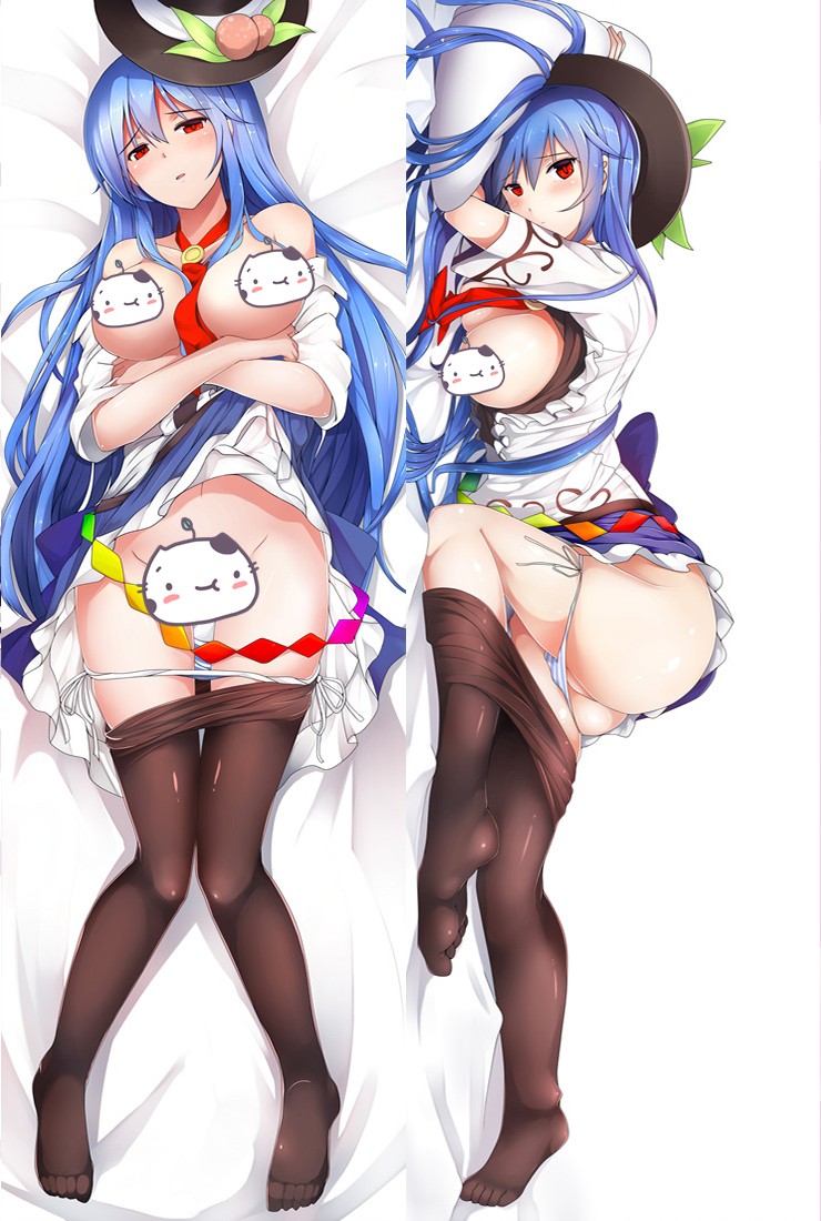 Touhou Project Tenshi Hinanawi Anime Dakimakura Pillow Cover