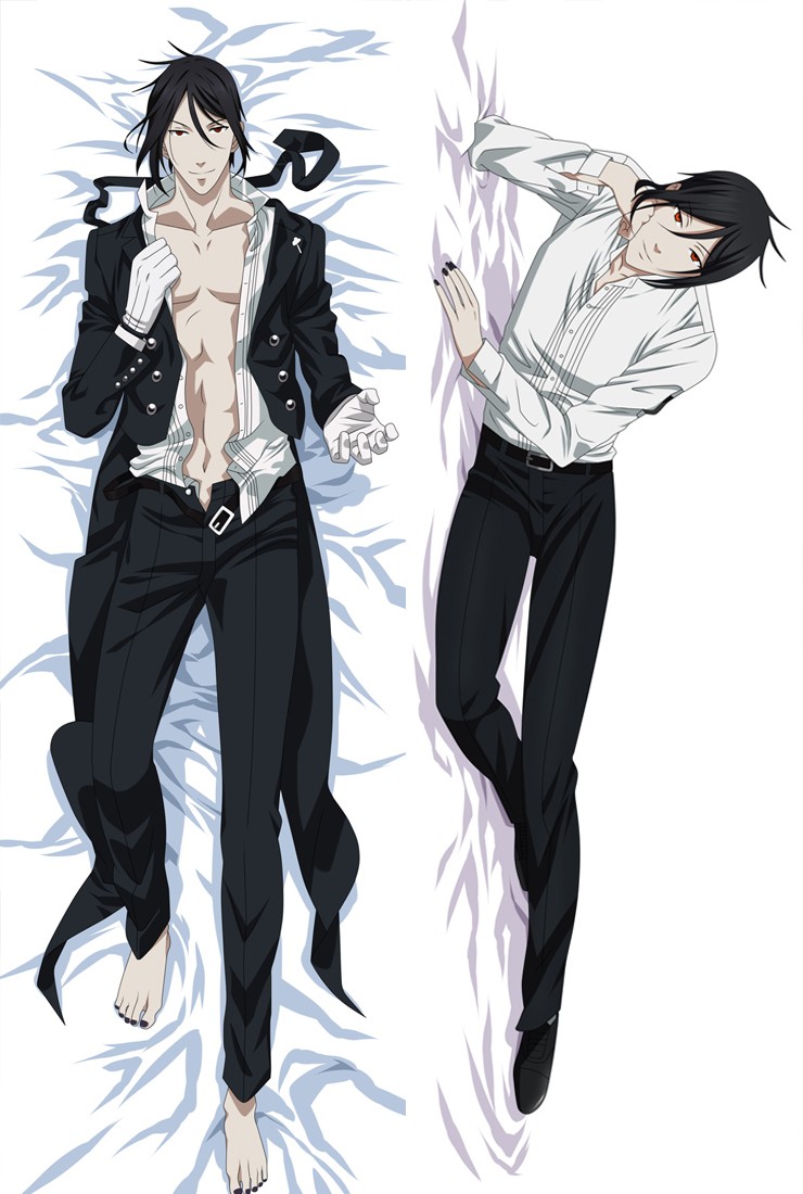 Black Butler Sebastian Michaelis Anime Dakimakura Pillow Cover