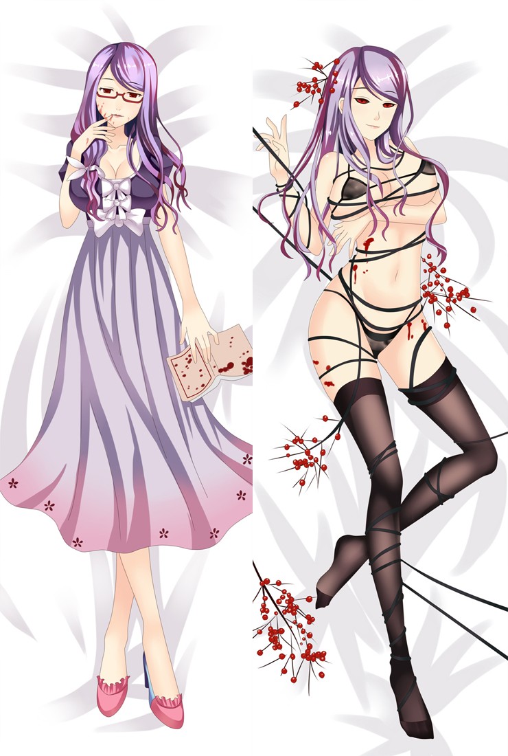 Tokyo Ghoul Rize Kamishiro Anime Dakimakura Pillow Cover