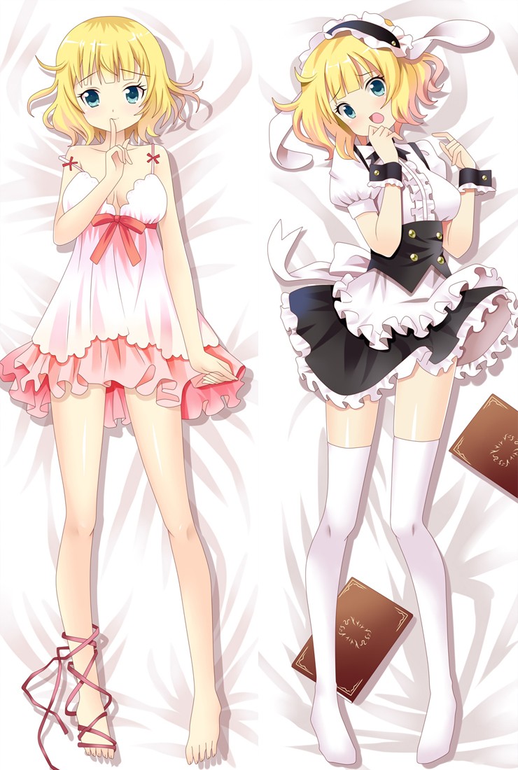 Is The Order A Rabbit Syaro Kirima Anime Dakimakura Pillow Cover