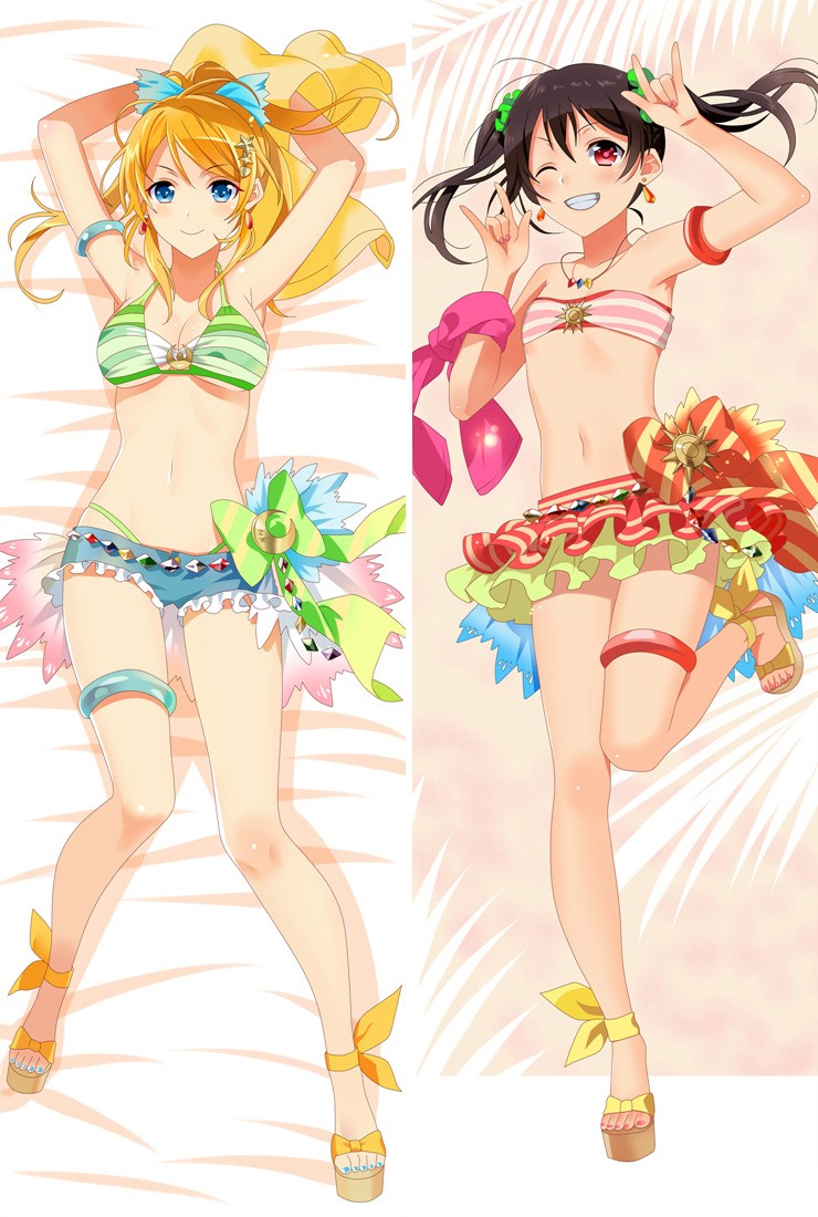 Love Live! Eli Ayase Nico Yazawa Anime Dakimakura Pillow Cover