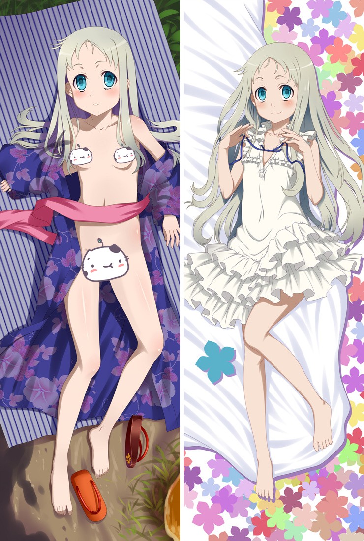 Anohana The Flower We Saw That Day Meiko Honma Menma Anime Dakimakura Pillow Cover