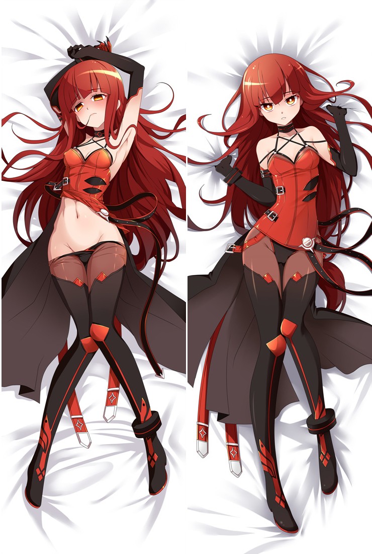 Elsword Crimson Avenger Elesis Anime Dakimakura Pillow Cover