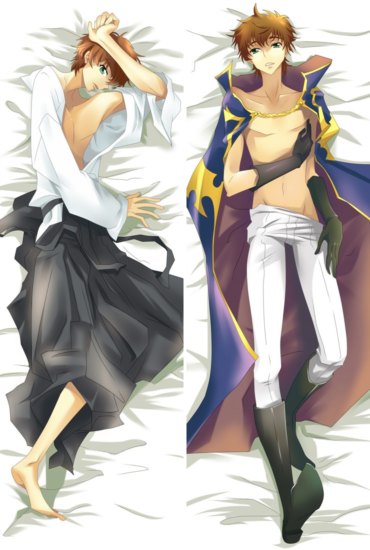 Code Geass: Lelouch of the Rebellion Suzaku Kururugi Anime Dakimakura Pillow Cover