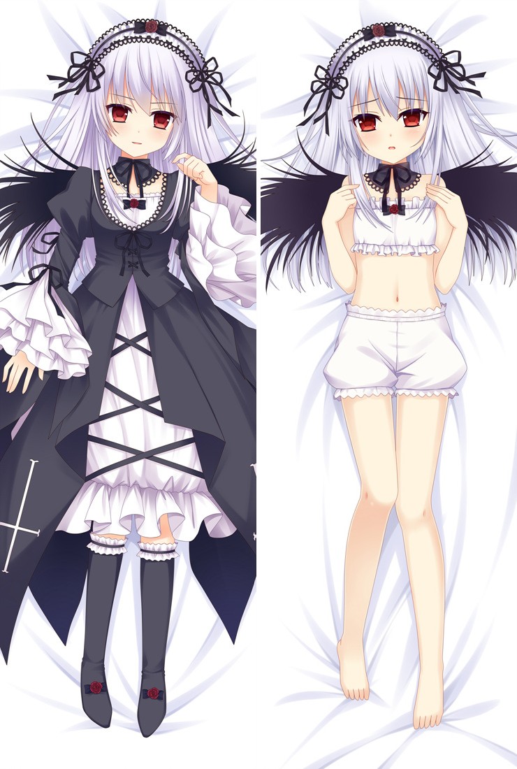 Rozen Maiden Suigintou Mercury Lampe Anime Dakimakura Pillow Cover