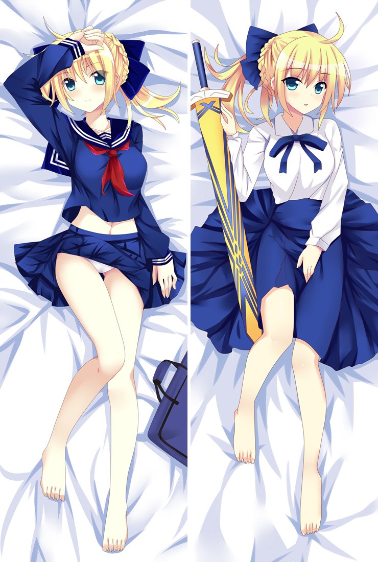 Fate Grand Order Saber Anime Dakimakura Pillow Case